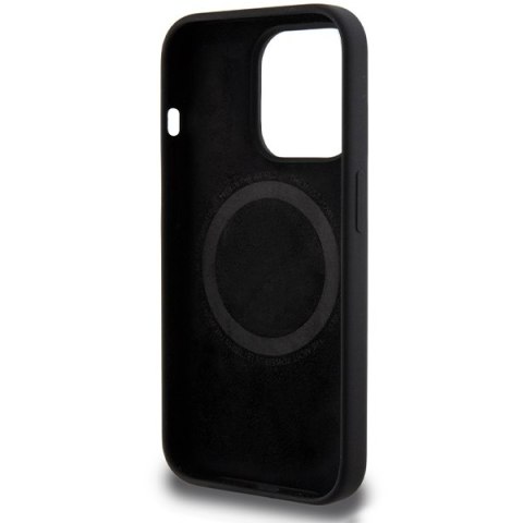 BMW BMHMP15L22SMPK iPhone 15 Pro6.1" czarny/black hardcase M Silicone Pattern MagSafe