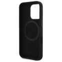 BMW BMHMP16X23SCUK iPhone 16 Pro Max 6.9" czarny/black hardcase Silicone Cut Tricolor Lines MagSafe