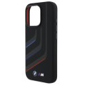 BMW BMHMP16X23SLIK iPhone 16 Pro Max 6.9" czarny/black hardcase Silicone Turning Lines MagSafe