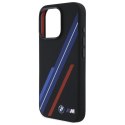 BMW BMHMP16L23SSPK iPhone 16 Pro 6.3" czarny/black hardcase Silicone Random Lines MagSafe