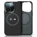 BMW BMHMP16S23SROK iPhone 16 6.1" czarny/black hardcase M Silicone Printed Ring MagSafe