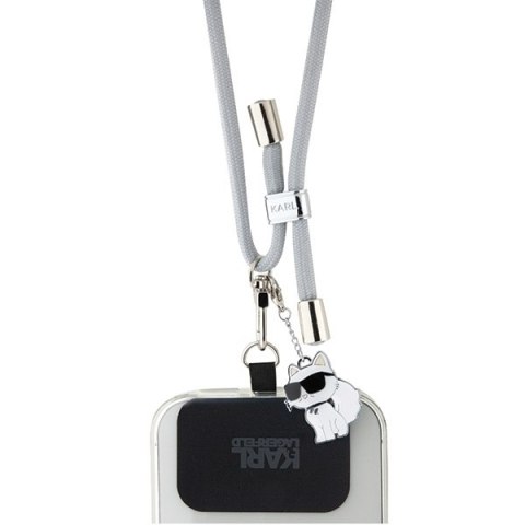 Karl Lagerfeld KLUCNMSCKIG UniversalCBDY Cord pasek szary/grey