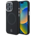 Mercedes MEHMP16X23SUTTK iPhone 16 Pro Max 6.9" czarny/black hardcase Silicone Tonal Logo MagSafe