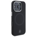 Mercedes MEHMP16X23SUTTK iPhone 16 Pro Max 6.9" czarny/black hardcase Silicone Tonal Logo MagSafe