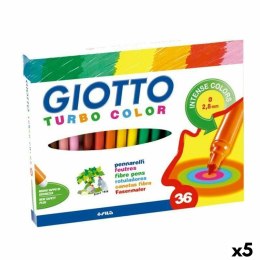 Zestaw markerów Giotto Turbo Color Wielokolorowy (5 Sztuk)