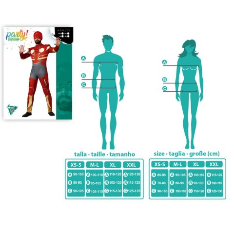 Kostium dla Dorosłych Komiksowy Bohater Czerwony - M/L