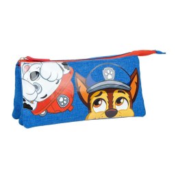 Piórnik Potrójny The Paw Patrol Niebieski 22 x 12 x 2 cm