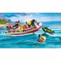 Playset Playmobil Action Heroes - Fireboat and Water Scooter 71464 52 Części