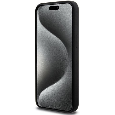 BMW BMHMP15X22SMPK iPhone 15 Pro Max6.7" czarny/black hardcase M Silicone Pattern MagSafe