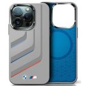 BMW BMHMP16X23SLIG iPhone 16 Pro Max 6.9" szary/grey hardcase Silicone Turning Lines MagSafe