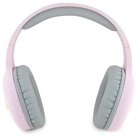 Hello Kitty słuchawki nauszne BluetoothHKBHA1BKHLMP różowe/pink Metal Logo
