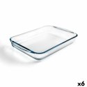 Naczynie do Piekarnika Pyrex Classic Vidrio Przezroczysty Szkło Prostokątny 40 x 27 x 6 cm (6 Sztuk)