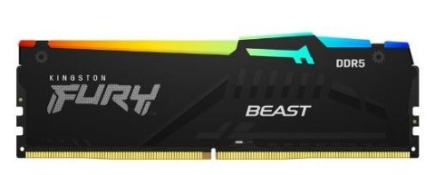 Pamięć DDR5 Fury Beast RGB 16GB(2* 8GB)/5600 CL36 EXPO czarna