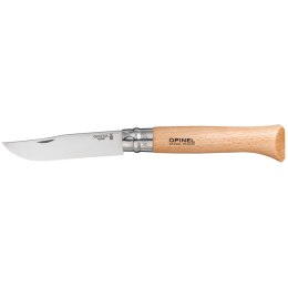 Brzytwa Opinel Nº12 Stal nierdzewna drewno bukowe 12 cm