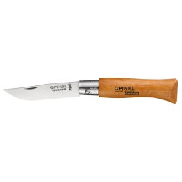 Brzytwa Opinel Nº4 Stal węglowa drewno bukowe 5 cm