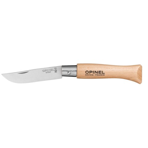 Brzytwa Opinel Nº5 Stal nierdzewna drewno bukowe 6 cm