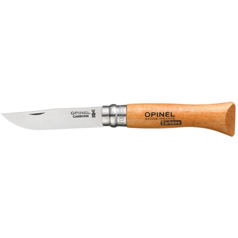 Brzytwa Opinel Nº6 Stal węglowa drewno bukowe 7 cm