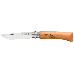 Brzytwa Opinel nº7 Stal węglowa drewno bukowe 8 cm