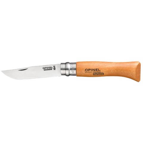 Brzytwa Opinel nº8 Stal węglowa drewno bukowe 8,5 cm