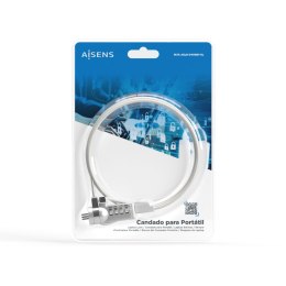 Kabel USB Aisens ASLK-D40N01-SL Srebrzysty 1,5 m