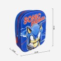 Plecak szkolny Sonic Niebieski 25 x 10 x 31 cm