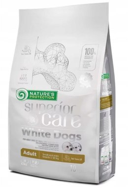 Nature's Protection White Dogs Adult Small and Mini Breeds with Jagnięcina 10kg