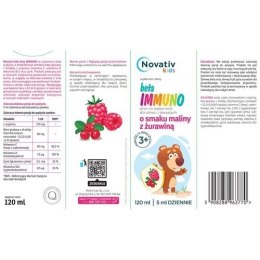 Novativ Kids Beta Immuno płyn na odporność 120ml