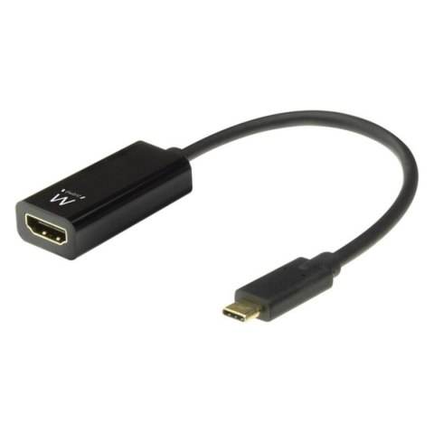 Adapter USB-C na HDMI Ewent EW9823 Czarny 15 cm 4K Ultra HD (1 Sztuk)