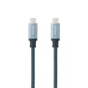 Kabel USB-C NANOCABLE 10.01.4103-COMB 3 m Czarny/Szary