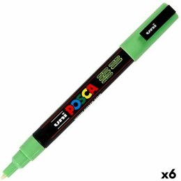 Marker farby akrylowe POSCA PC-3M Jasny Zielony 0,9-1,3 mm (6 Sztuk)