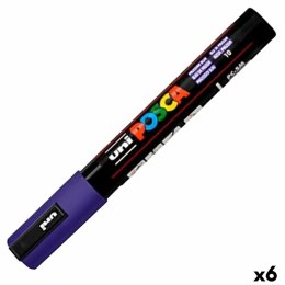 Marker farby akrylowe POSCA PC-5M Ciemnoniebieski 1,8-2,5 mm (6 Sztuk)