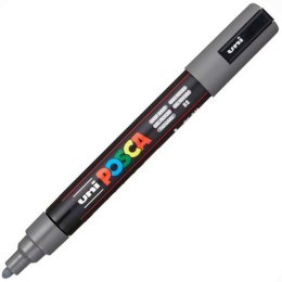 Marker farby akrylowe POSCA PC-5M Ciemny szary 1,8-2,5 mm (6 Sztuk)