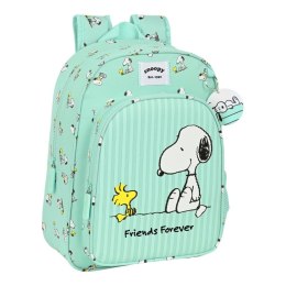 Plecak szkolny Snoopy Friends forever Mięta (26 x 34 x 11 cm)