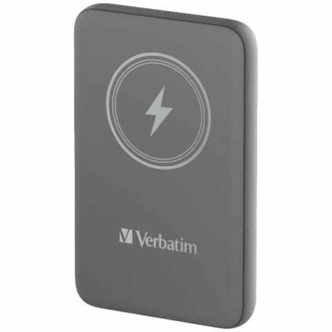Verbatim Powerbank indukcyjny `n` Go 15W10000mAh Wireless Magnetic szary/grey 32249