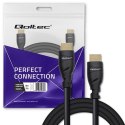 QOLTEC KABEL HDMI V2.1 ULTRA HIGH SPEED 8K | 60HZ | 26AWG | GOLD