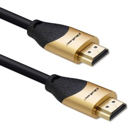 QOLTEC KABEL HDMI V2.1 ULTRA HIGH SPEED 8K | 60HZ | 28AWG | GOLD | 3M