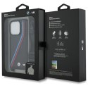 BMW BMHCP16X23PSVTK iPhone 16 Pro Max 6.9" czarny/black hardcase M Edition Carbon Tricolor Lines & Strap