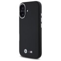 BMW BMHCP16S23PMWK iPhone 16 6.1" czarny/black hardcase M Smooth Full Wrapped Metal
