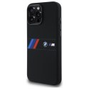 BMW BMHMP16X23SAXK iPhone 16 Pro Max 6.9" czarny/black hardcase Silicone Middle Stripe MagSafe