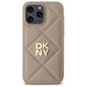 DKNY DKHCP14XPQDSLE iPhone 14 Pro Max 6.7" beżowy/beige Quilted Stack Logo