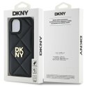 DKNY DKHCP14SPQDSLK iPhone 14 6.1" czarny/black Quilted Stack Logo