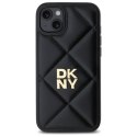 DKNY DKHCP15MPQDSLK iPhone 15 Plus 6.7" czarny/black Quilted Stack Logo