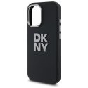 DKNY DKHCP16SSMCBSK iPhone 16 6.1" czarny/black hardcase Liquid Silicone Metal Logo