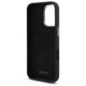 DKNY DKHCP16SSMCBSK iPhone 16 6.1" czarny/black hardcase Liquid Silicone Metal Logo