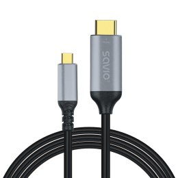 Kabel USB-C do HDMI v2.0b, 3m, miedź CL-184