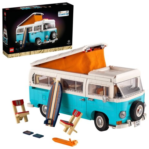 Playset Lego Volkswagen T2 Camper Van 10279 2207 Części 14 x 15 x 35 cm