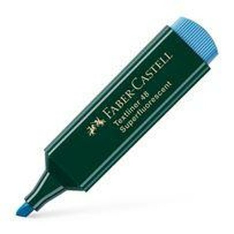Zakreślacz Faber-Castell TEXTLINER 48 Niebieski (10 Sztuk)