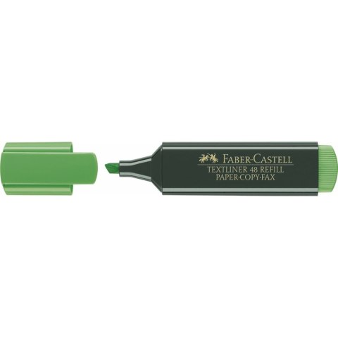 Zakreślacz Faber-Castell TEXTLINER 48 Kolor Zielony (10 Sztuk)