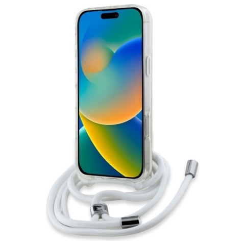 Karl Lagerfeld KLHMP16XHCKCKLCT iPhone 16 Pro Max 6.9" transparent hardcase IML Crossbody Monogram Karl & Choupette Head MagSa