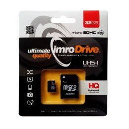 Karta pamięci microSD 32GB Imro+ adp 10C